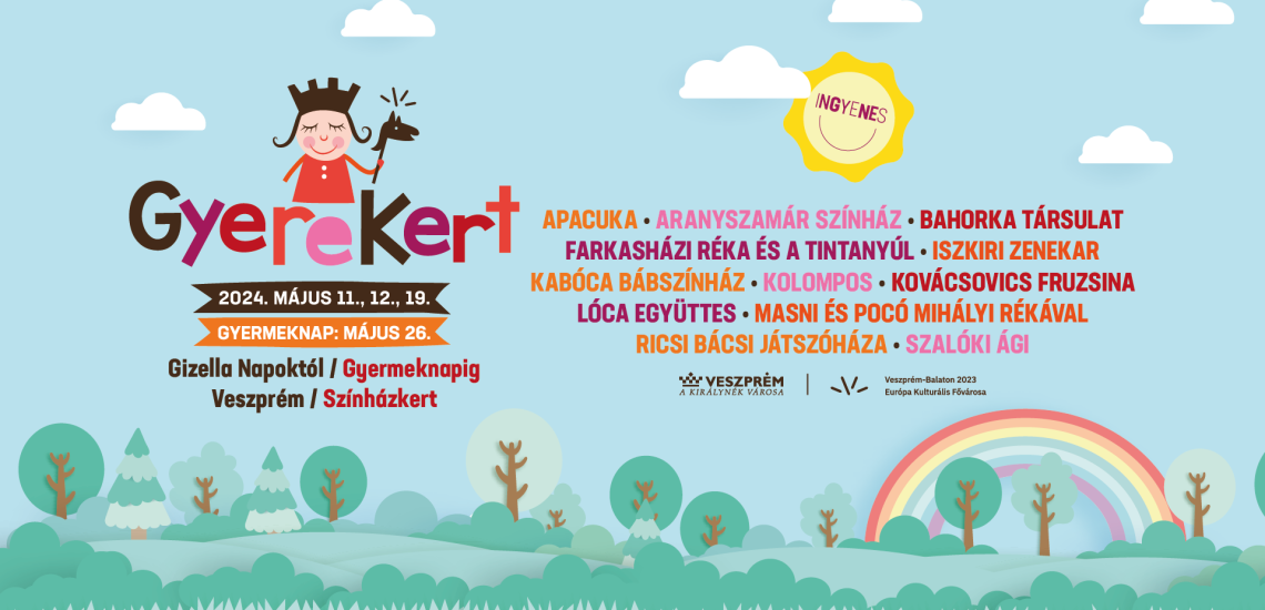 GyereKert - Gyermekfesztivál a Színházkertben!