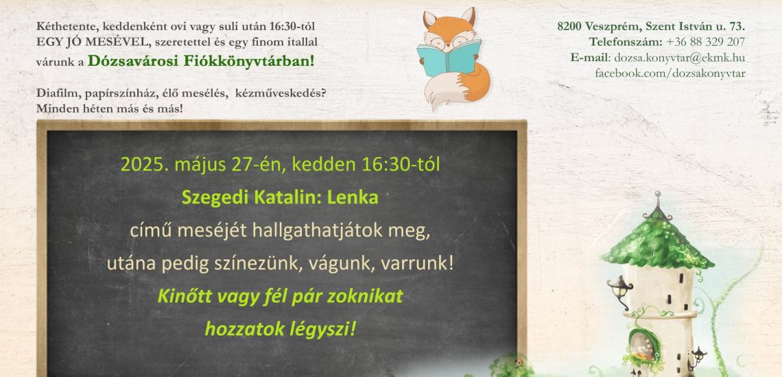 Mesekedd a könyvtárban