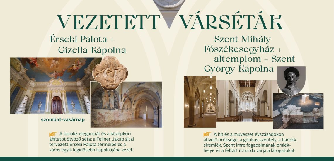 Vezetett várséták a Veszprémi Érseki Turisztikai Központ szervezésében