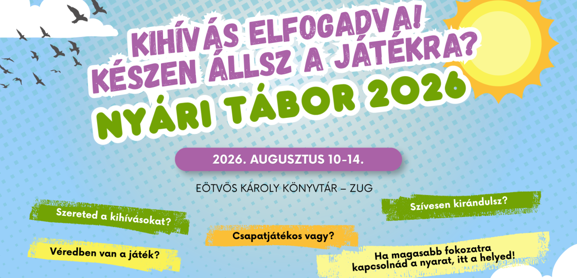 Nyári tábor - Eötvös Károly Könyvtár