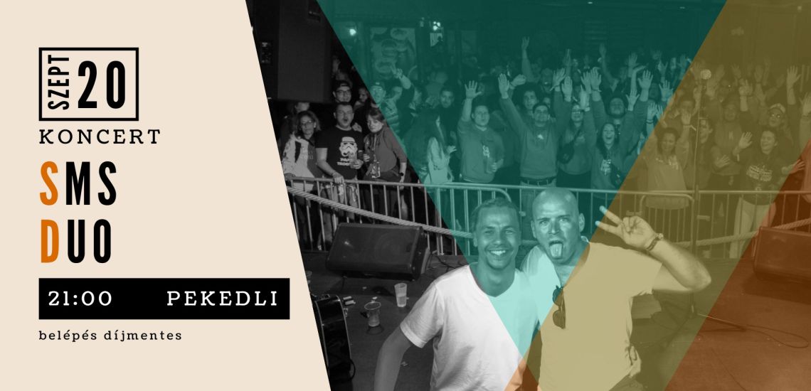 SMS duó akusztik koncert a Pekedliben
