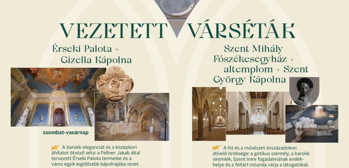 Vezetett várséták a Veszprémi Érseki Turisztikai Központ szervezésében