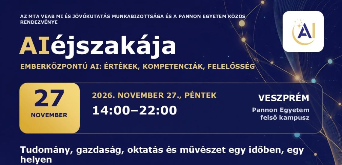 AIéjszakája 2026  / Tudomány – Gazdaság – Művészet találkozása