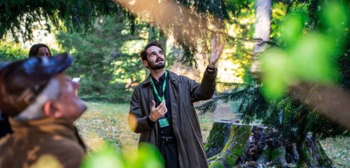 Kirándulás a Szépalmai Arborétumban Tóth Barnabással