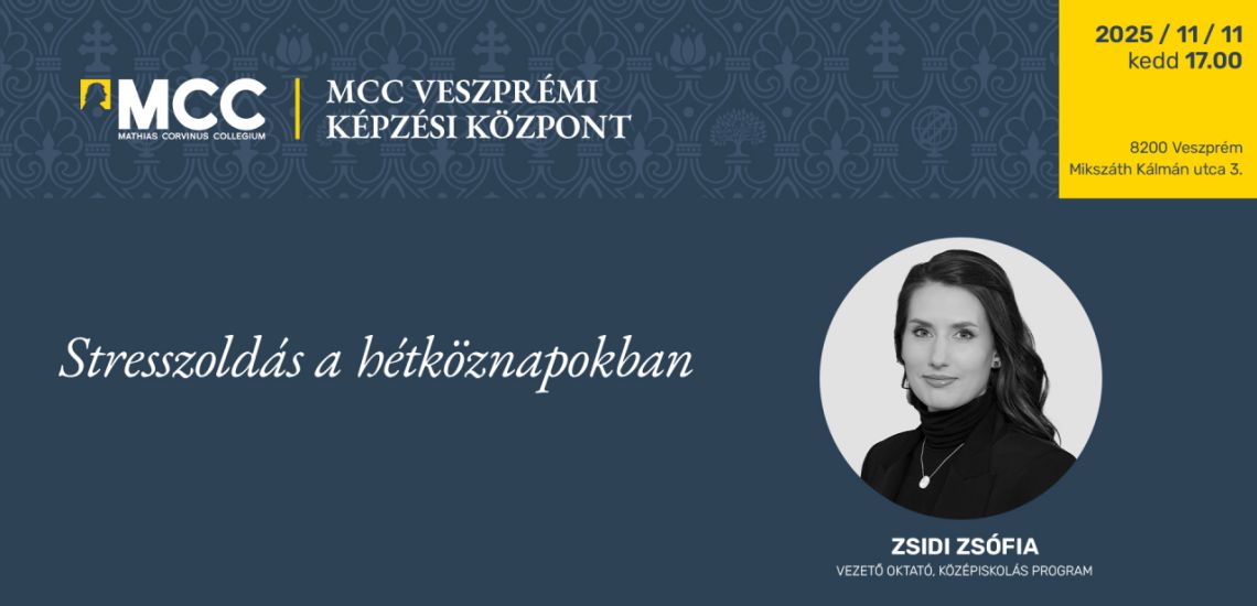Stresszoldás a hétköznapokban - előadás