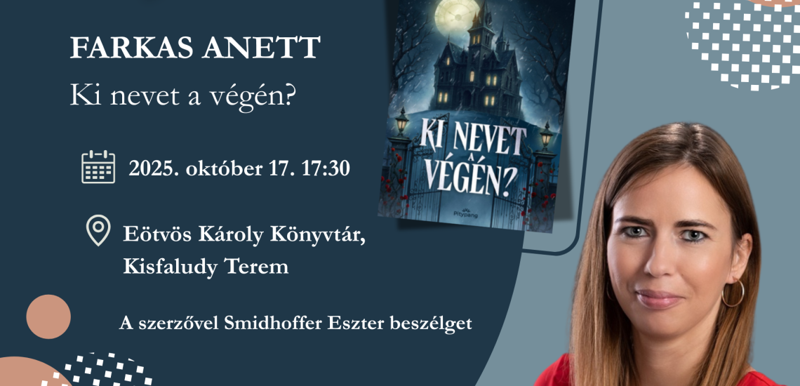 Farkas Anett: Ki nevet a végén? - könyvbemutató