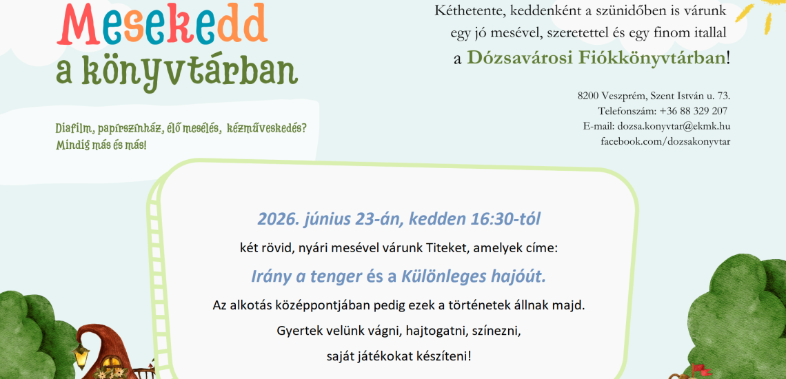 Mesekedd a könyvtárban