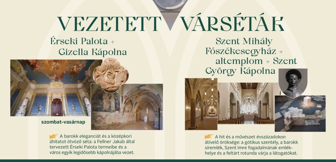 Vezetett várséták a Veszprémi Érseki Turisztikai Központ szervezésében