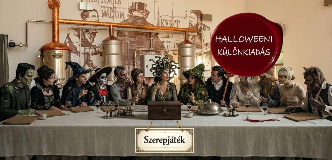 Rejtélyes vacsora - Halloween, a "Rejtélyek házában"...