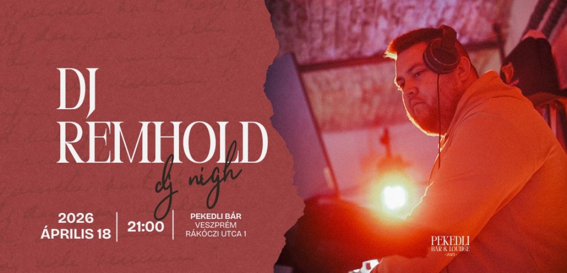 DJ Remhold at Pekedli
