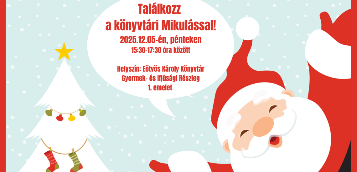 Találkozz a könyvtári Mikulással!