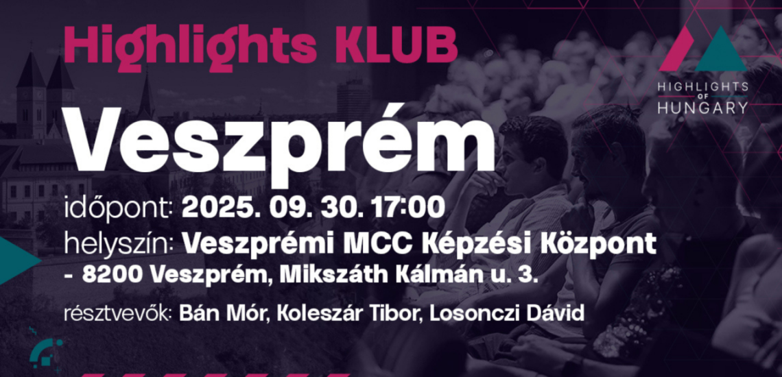 Highlights klub az idei évad jelöltjeivel és nagyköveteivel
