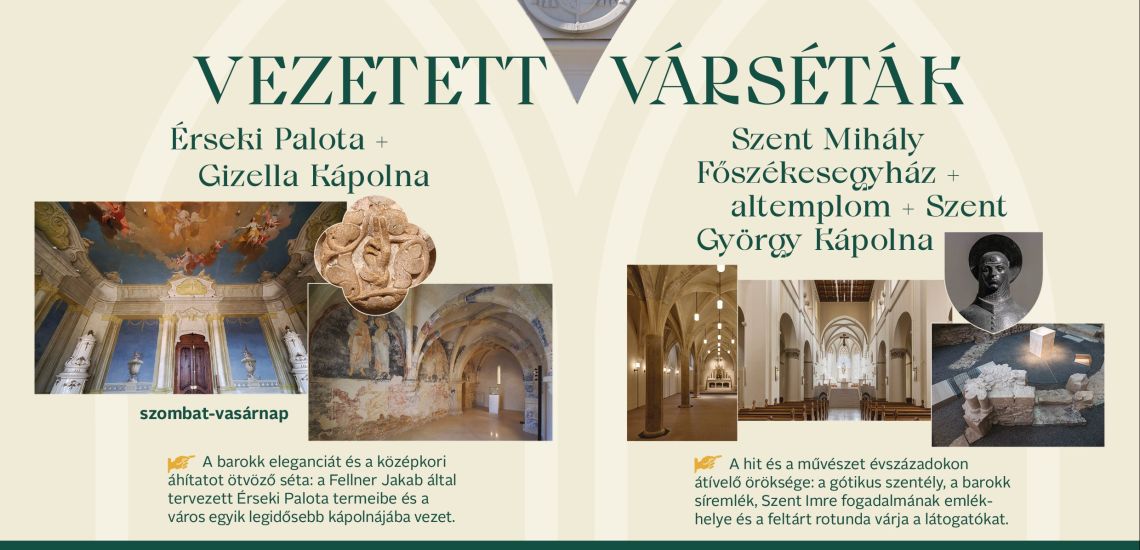 Vezetett várséták a Veszprémi Érseki Turisztikai Központ szervezésében
