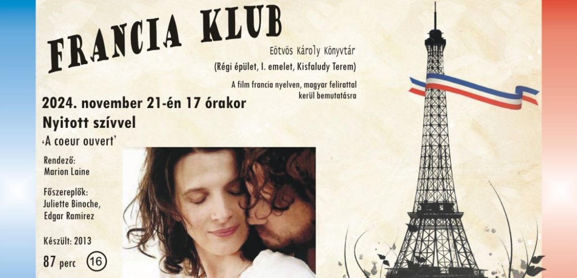 Francia Klub: Nyitott szívvel - Filmvetítés