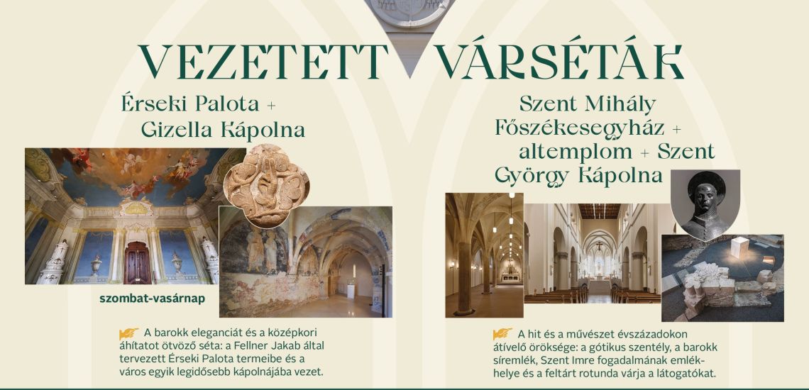 Vezetett várséták a Veszprémi Érseki Turisztikai Központ szervezésében