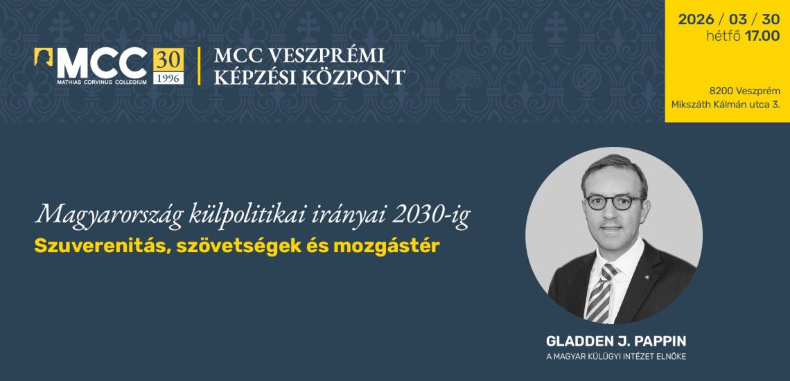 Magyarország külpolitikai irányai 2030-ig – Szuverenitás, szövetségek és mozgástér - előadás