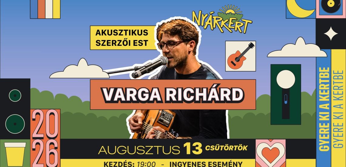 Varga Richárd akusztikus szerzői est