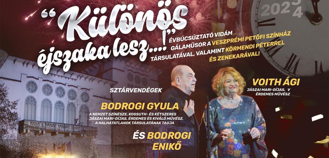 „Különös éjszaka lesz...” – élőzenés szilveszteri gála