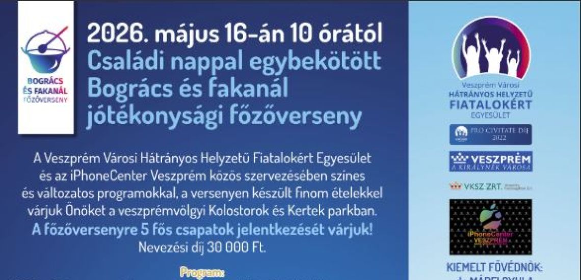 Családi nap - Bogrács és fakanál jótékonysági főzőverseny