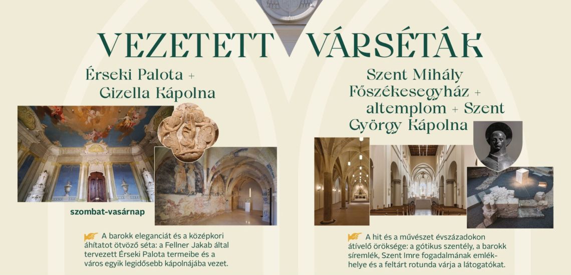 Vezetett várséták a Veszprémi Érseki Turisztikai Központ szervezésében