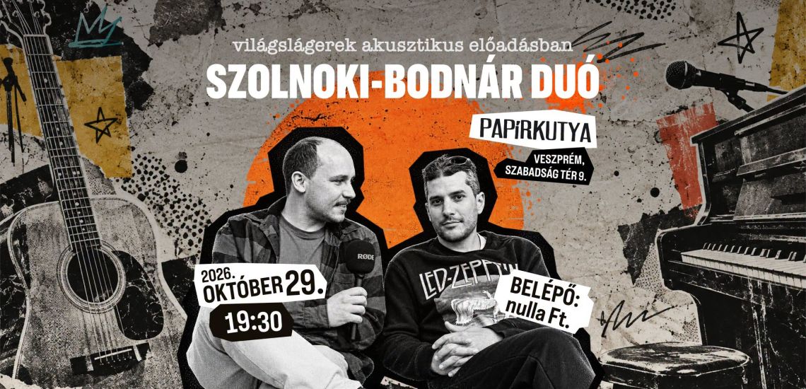 Szolnoki-Bodnár Duó - akusztikus koncert