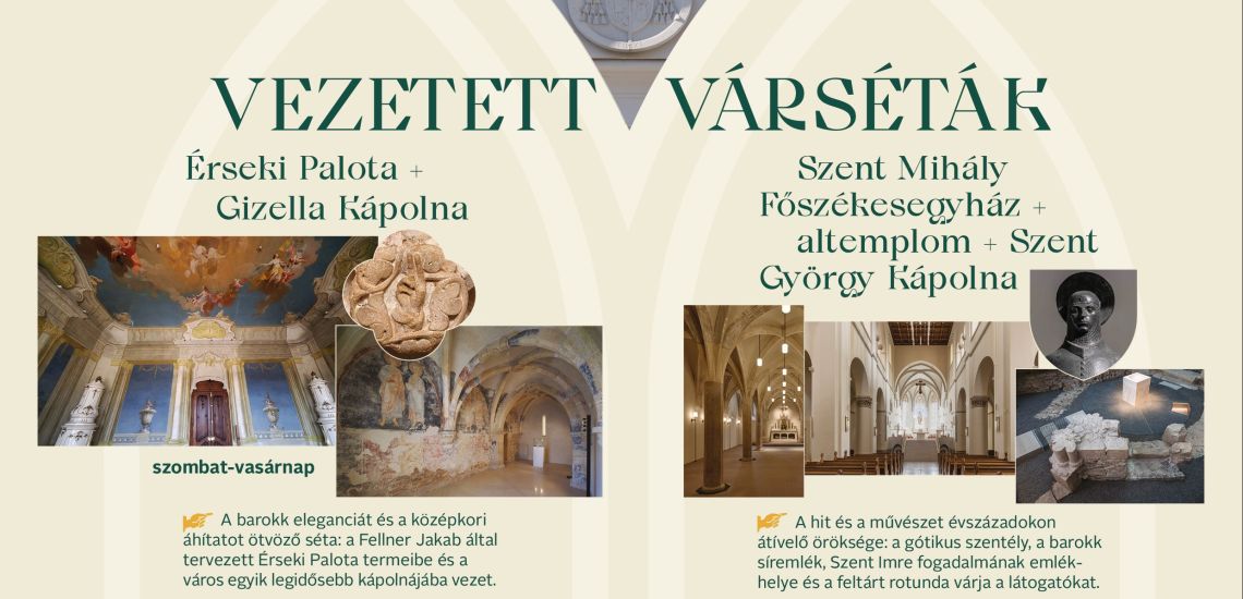 Vezetett várséták a Veszprémi Érseki Turisztikai Központ szervezésében