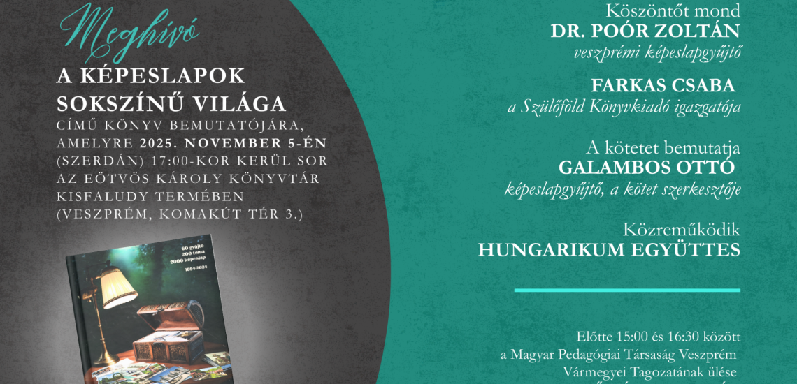 A képeslapok sokszínű világa - könyvbemutató