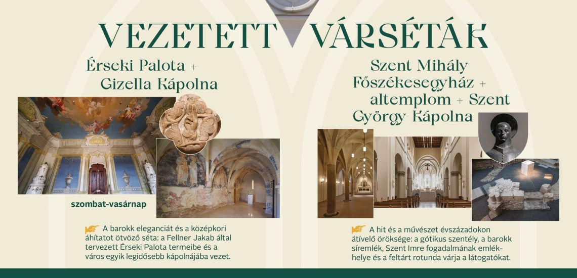 Vezetett várséták a Veszprémi Érseki Turisztikai Központ szervezésében