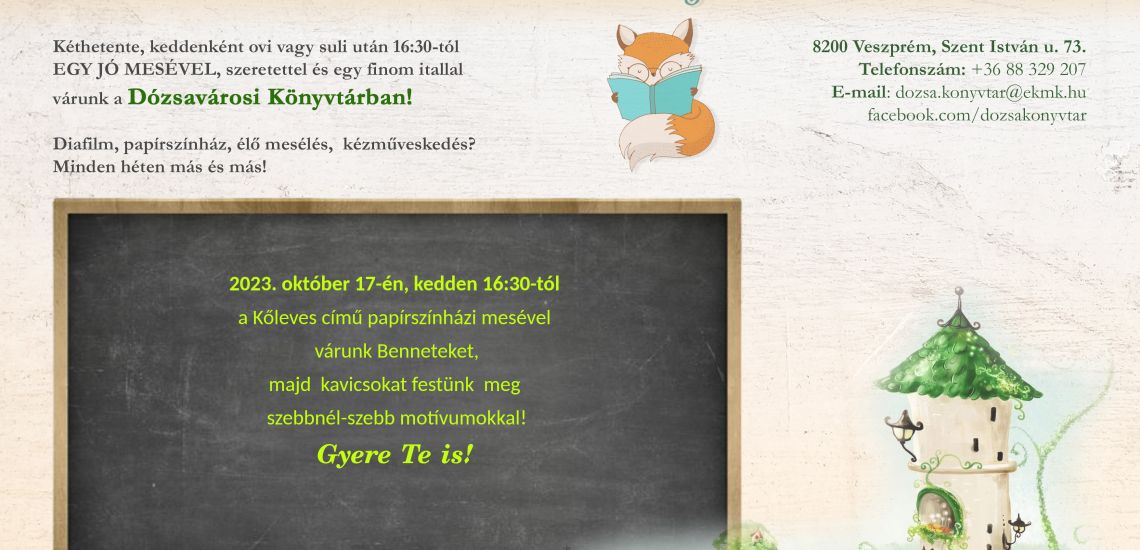 Mesekedd a könyvtárban