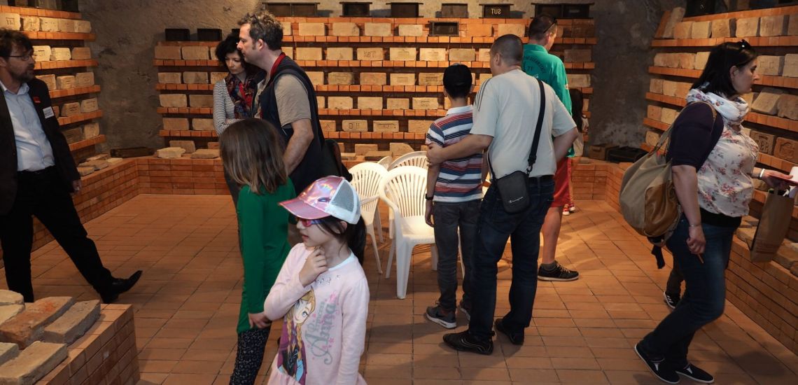 Tárlatvezetés a Tegulariumban