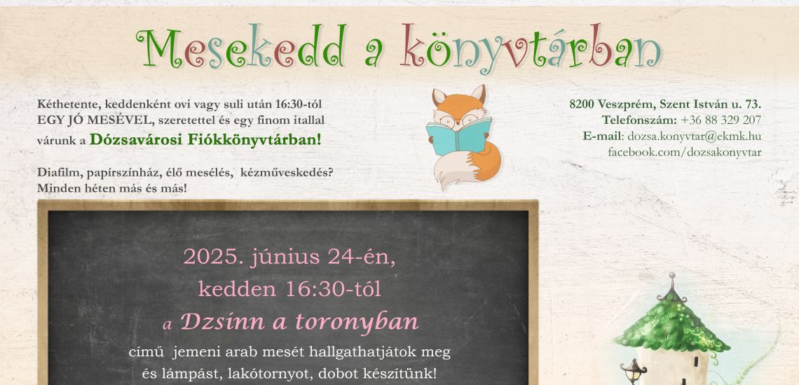 Mesekedd a könyvtárban
