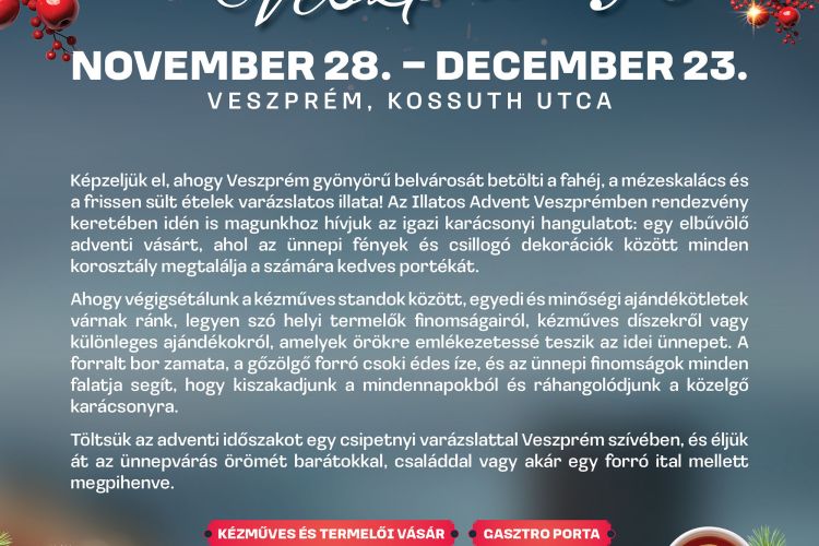 Advent in Veszprém 2025