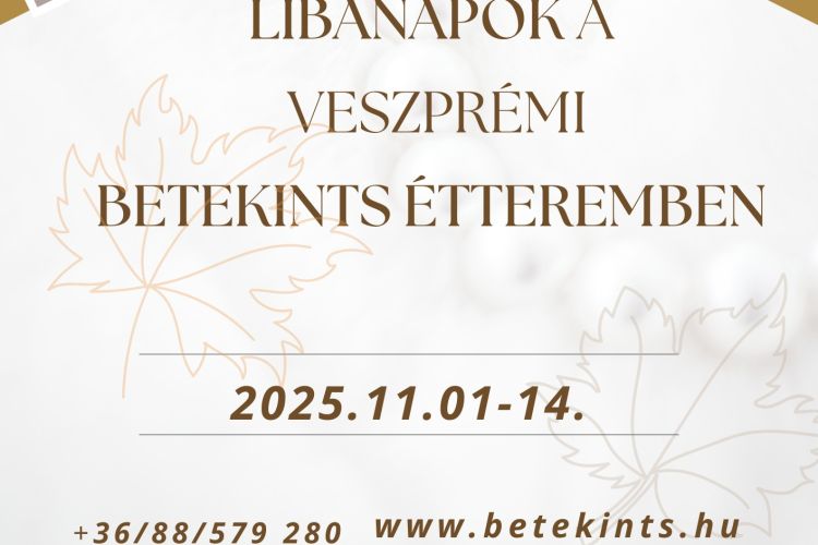 Libanapok a Betekints Étteremben