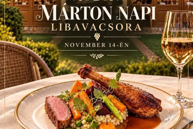 Márton-napi libavacsora a Villa Mediciben