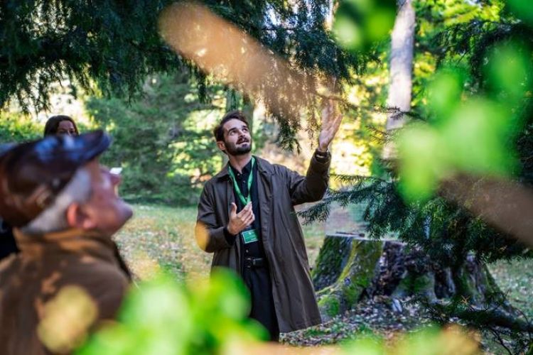 Kirándulás a Szépalmai Arborétumban Tóth Barnabással