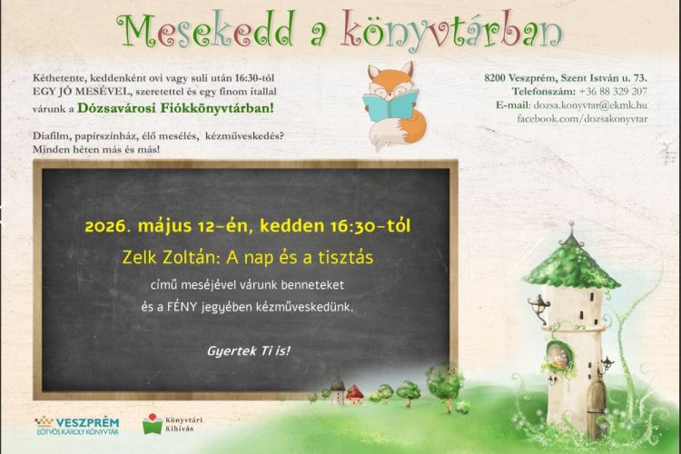 Mesekedd a könyvtárban