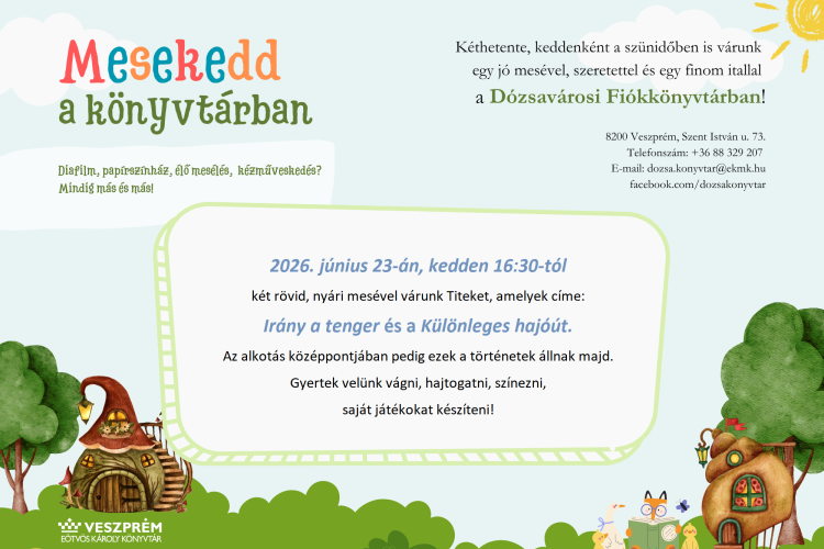Mesekedd a könyvtárban