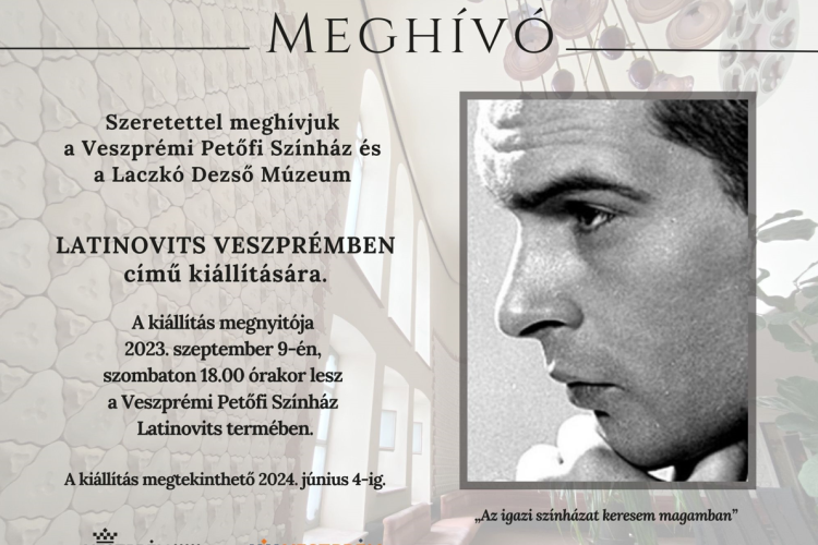 Latinovits Veszprémben - Kiállítás