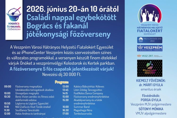 Családi nap - Bogrács és fakanál jótékonysági főzőverseny
