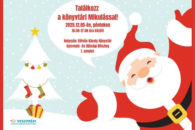 Találkozz a könyvtári Mikulással!
