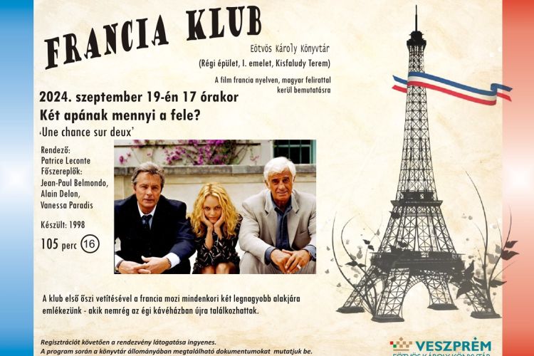 Francia Klub: Két apának mennyi a fele - Filmvetítés