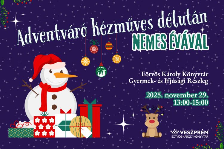 Adentváró kézműves délután Nemes Évával