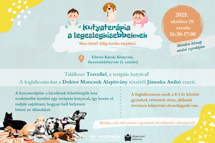 Kutyaterápia a legeslegkisebbeknek