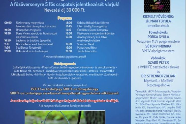 Családi nap - Bogrács és fakanál jótékonysági főzőverseny