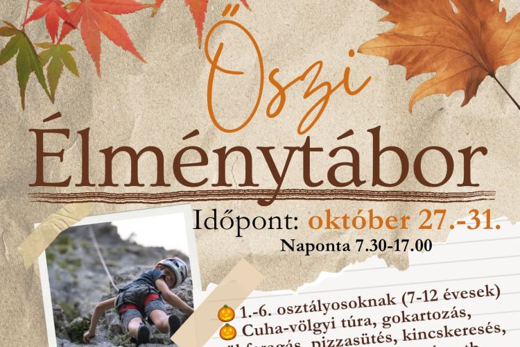 Őszi élménytábor