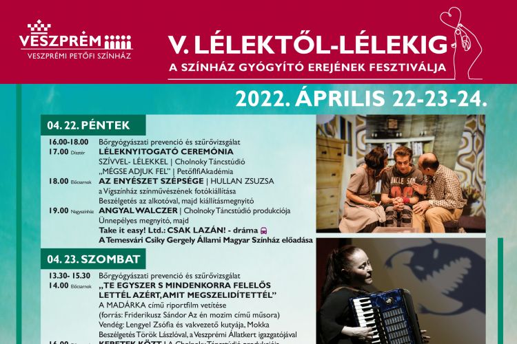 V. Lélektől-lélekig A Színház Gyógyító Erejének Fesztiválja