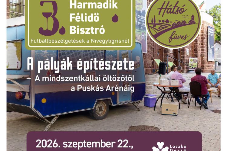Harmadik félidő bisztró - A pályák építészete – A mindszentkállai öltözőtől a Puskás Arénáig