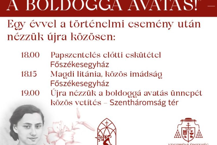 „Milyen jó volt a boldoggá avatás!”