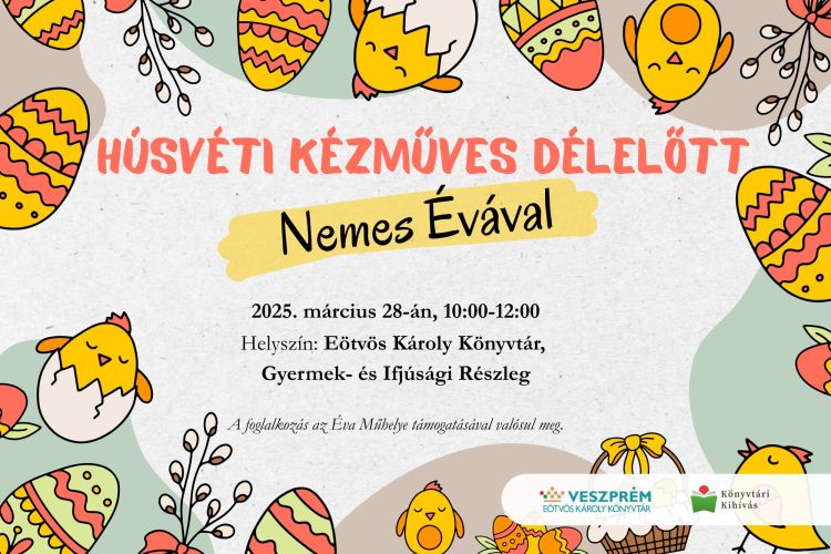Húsvéti kézműves délelőtt Nemes Évával 