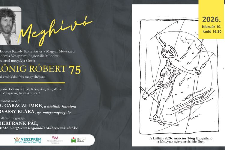 Kőnig Róbert 75 emlékkiállítás - megnyitó